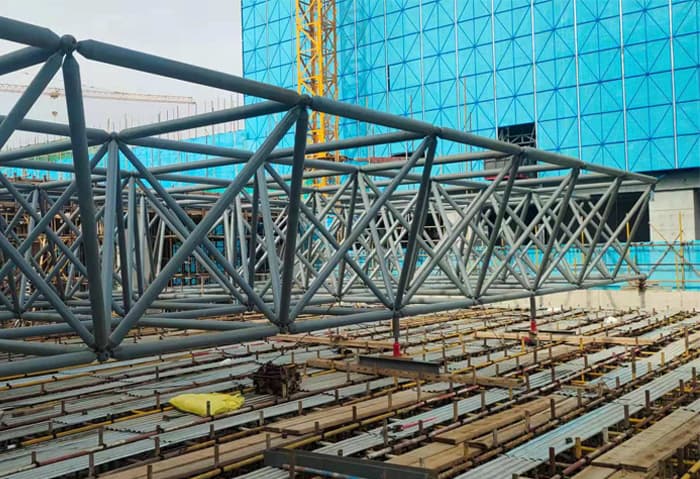 福泉水泥厂网架安装